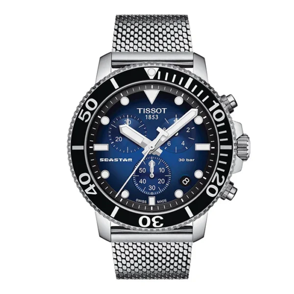 Tissot SeaStar 100 Chronograph Watch - T1204171104102