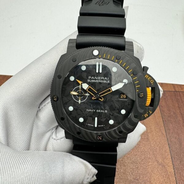 Luminor Panerai PAM1324 Submersible GMT Carbotech™ Navy Seals 44mm