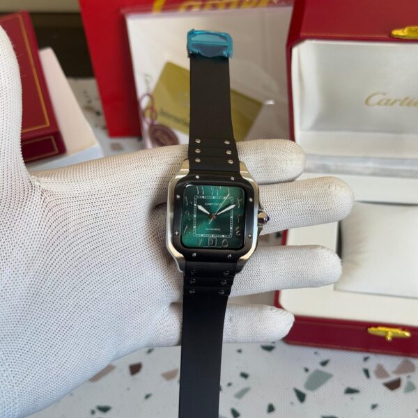 Cartier Santos WSSA0055 Santos Green Dial