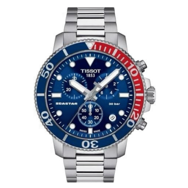 Tissot SEASTAR 1000 Men's Red and Blue Chronograph Watch T120.417.11.041.03